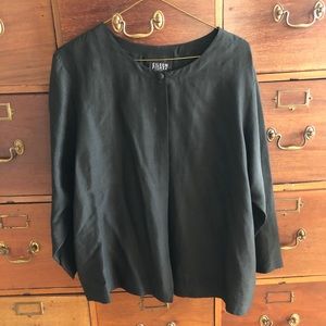 Eileen Fisher silk jacket